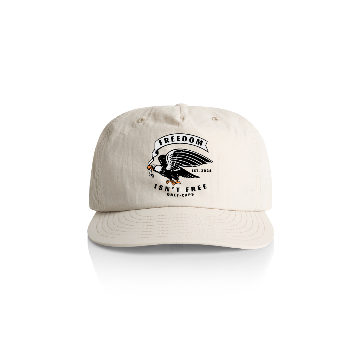 Freedom Isn't Free Eagle - Nylon Surf Hat